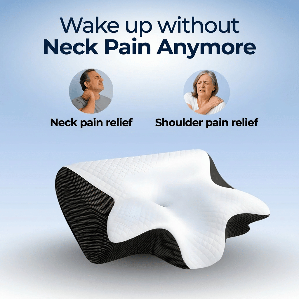 SleepEase™ Memory Foam Neck Pillow